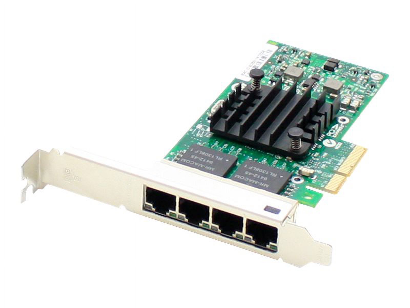 AddOn Intel I350T4 Comparable Quad RJ-45 Port PCIe NIC - network adapter