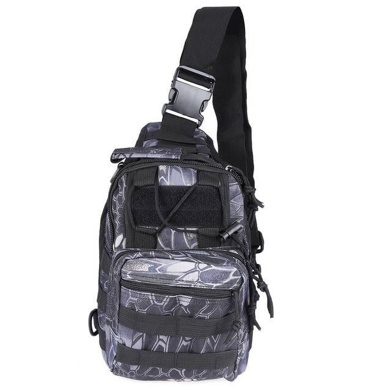JupiterGear Unisex Sling Shoulder Bag MOLLE Outdoor Daypack Backpack with Adjustable Strap Python