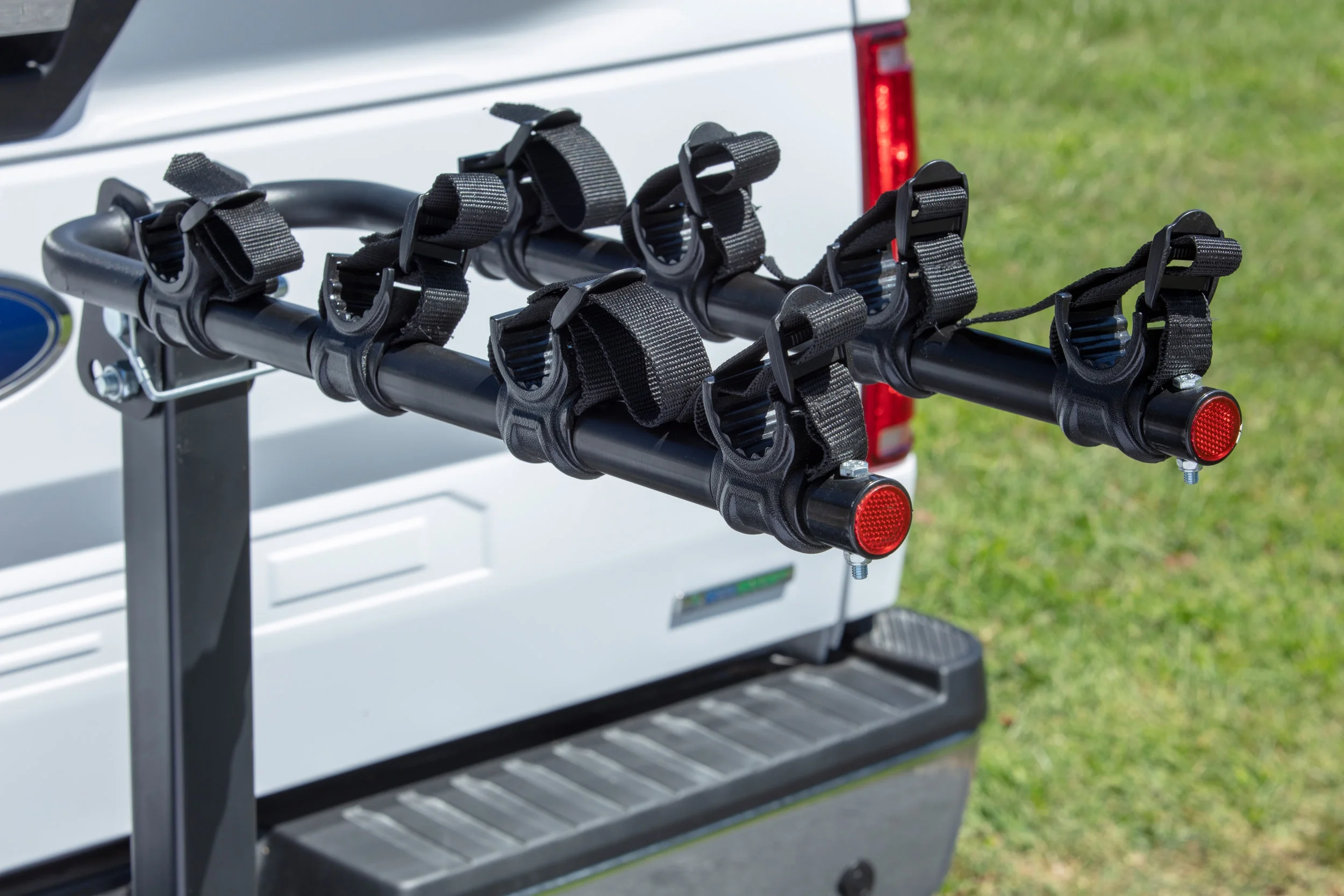 Hyper Tough 120lb Hitch-Mounted Folding 4-Bike Carrier Fits All Vehicles 1.25-2in Hitches,10104053