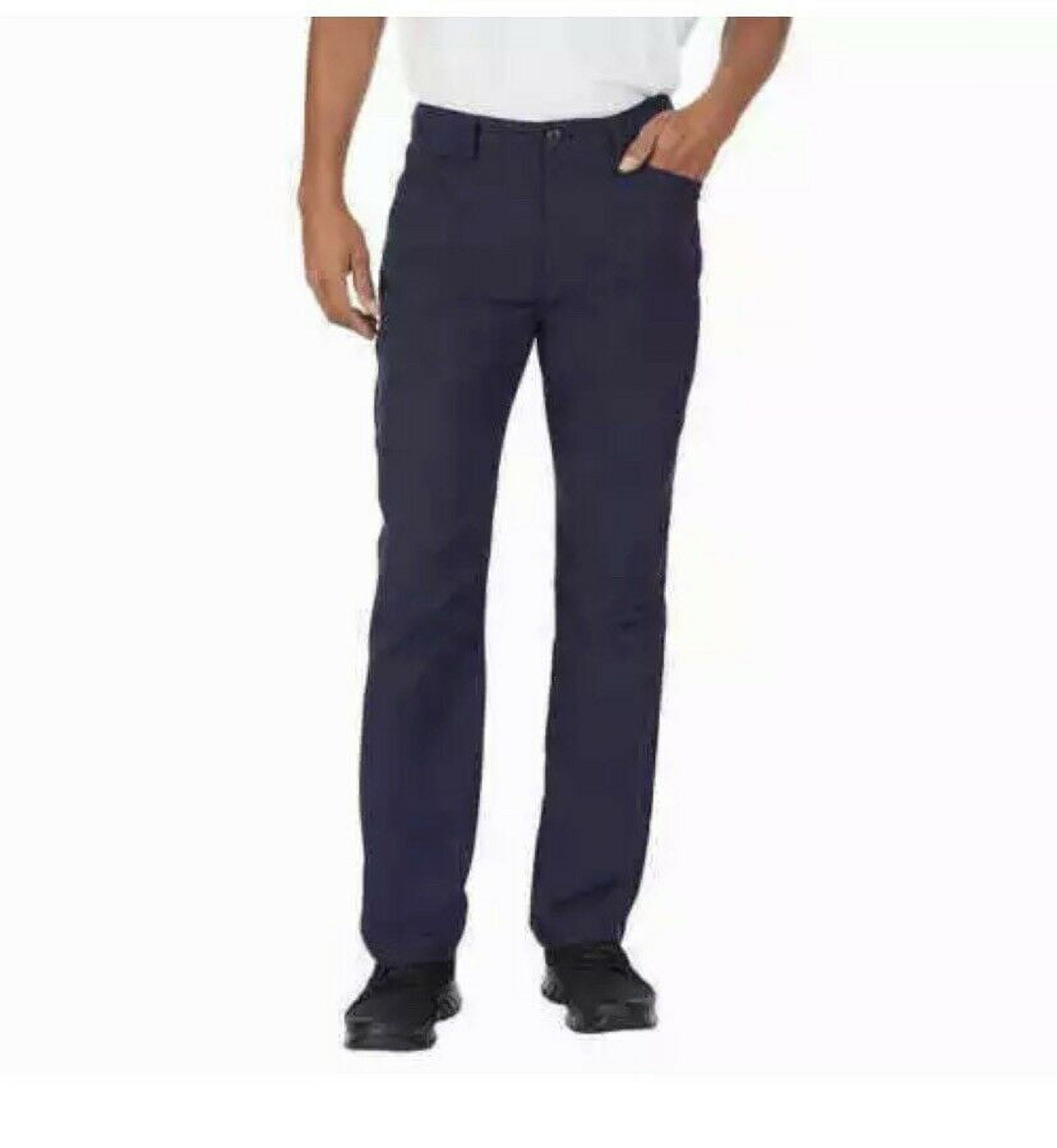 Eddie Bauer Men’s Water Repellent UPF 50+ Tech Pants, Navy Blue 32 x 32