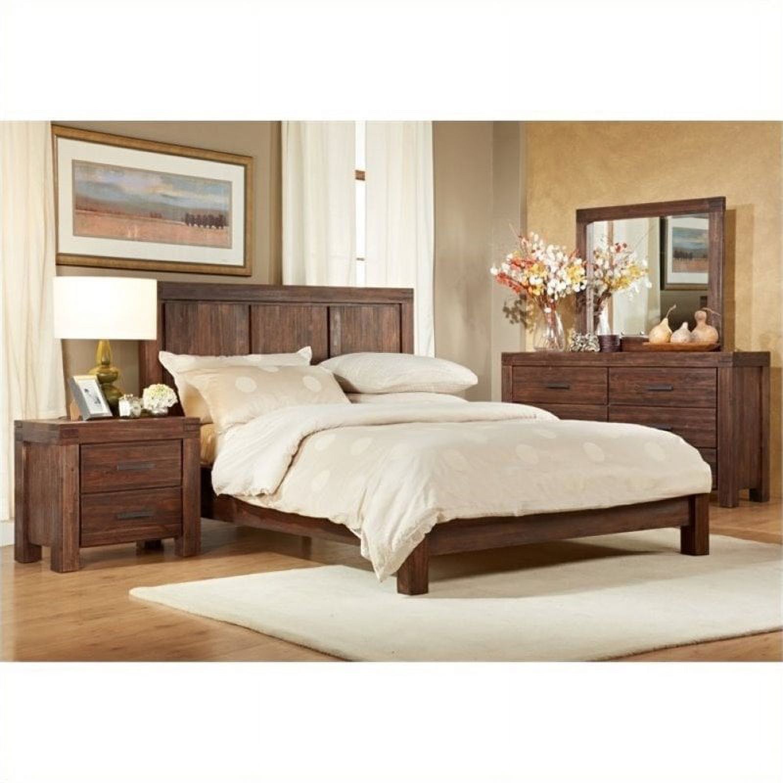 Bowery Hill 6 Drawer Double Dresser in Brick Brown