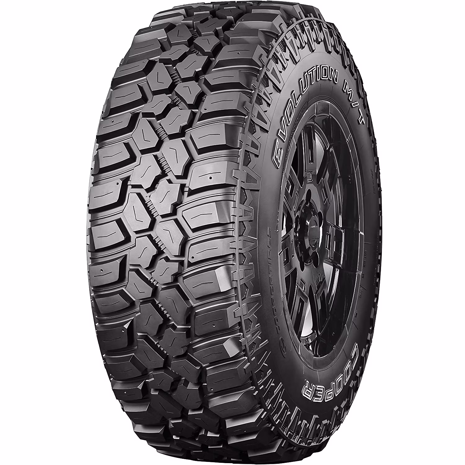 Pair of 2 (TWO) Cooper Evolution M/T LT 35X12.50R17 Load E 10 Ply MT Mud Tires