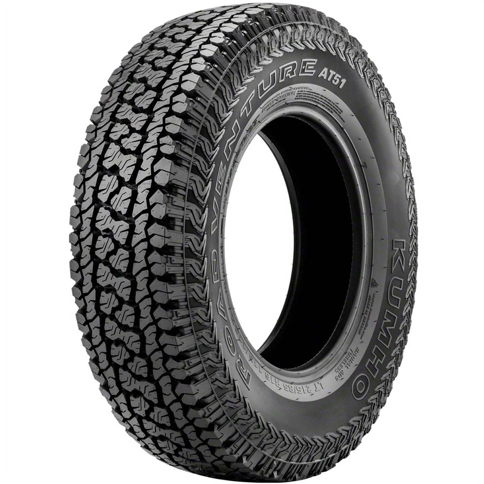 Set of 4 Kumho Road Venture AT51 LT235/85R16 120/116R E Tires