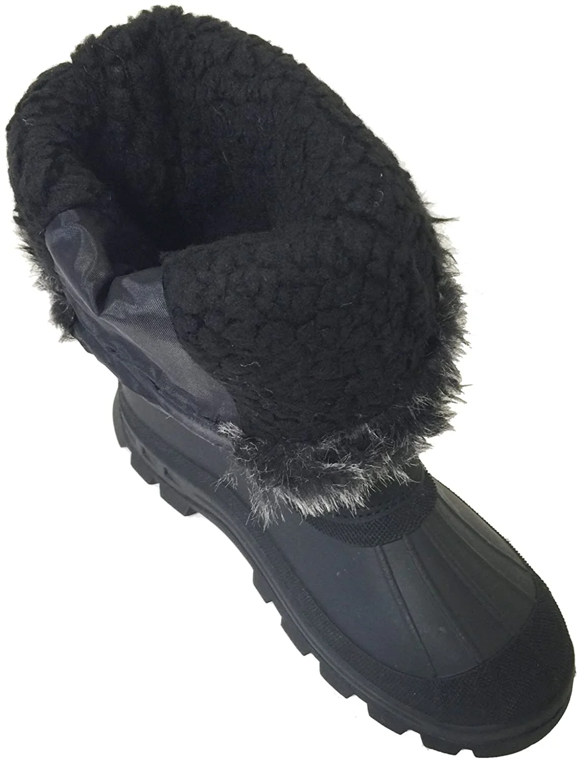 Women's Winter Boots Faux Fur Insulated Zipper Snow Shoes