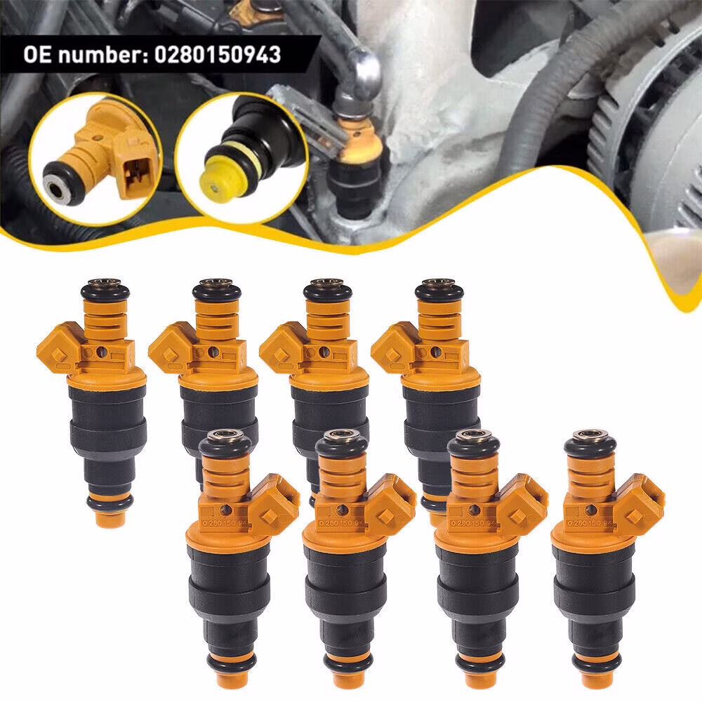 8X/set Flow Matched Bosch Fuel Injectors 0280150943 for Ford 4.6 5.0 5.4 5.8 Fas