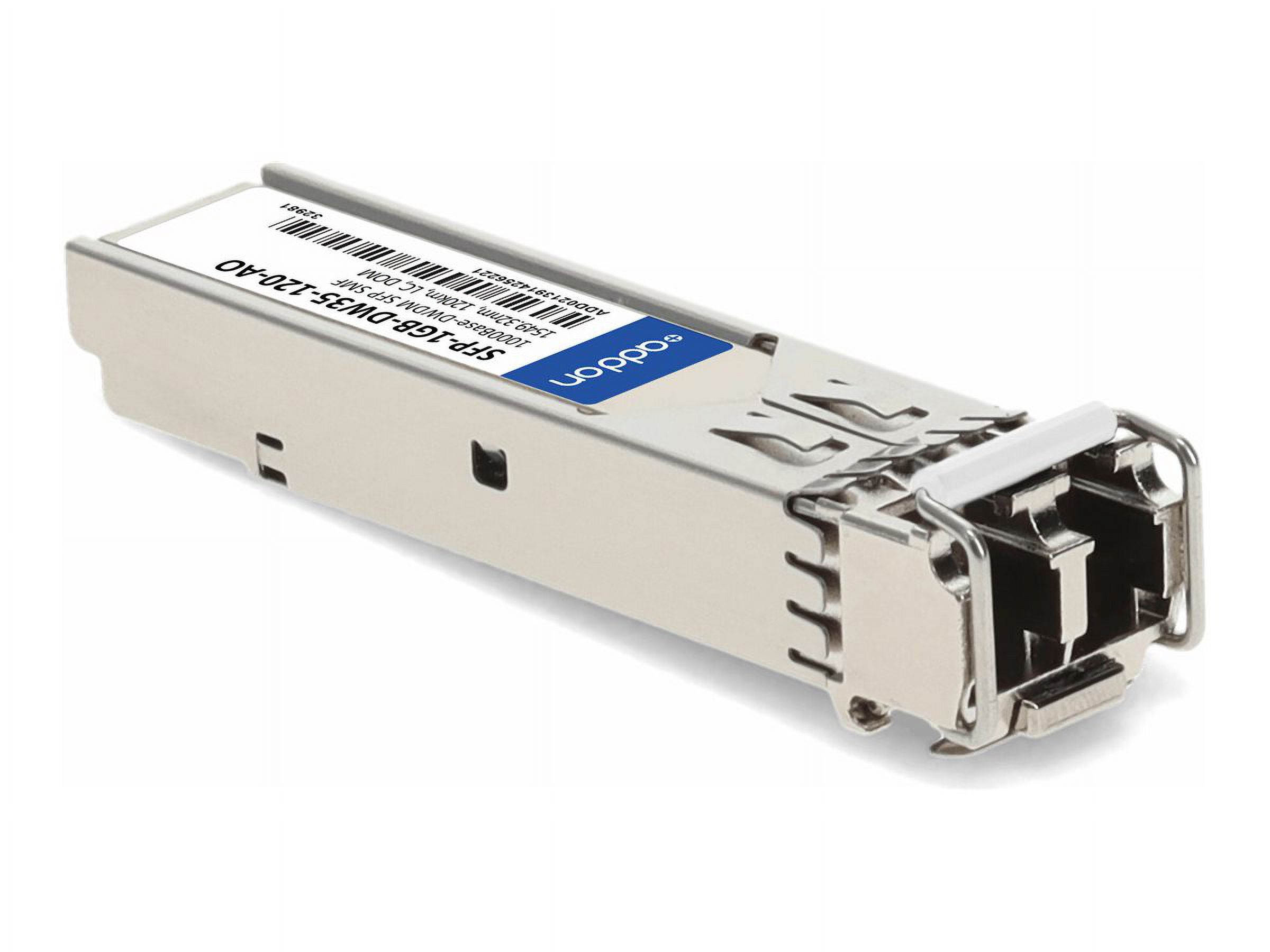Add-On SFP-1GB-DW35-120-AO 1549.32nm 120km LC DOM SMF MSA 1000Base-DWDM 100GHz SFP Transceiver