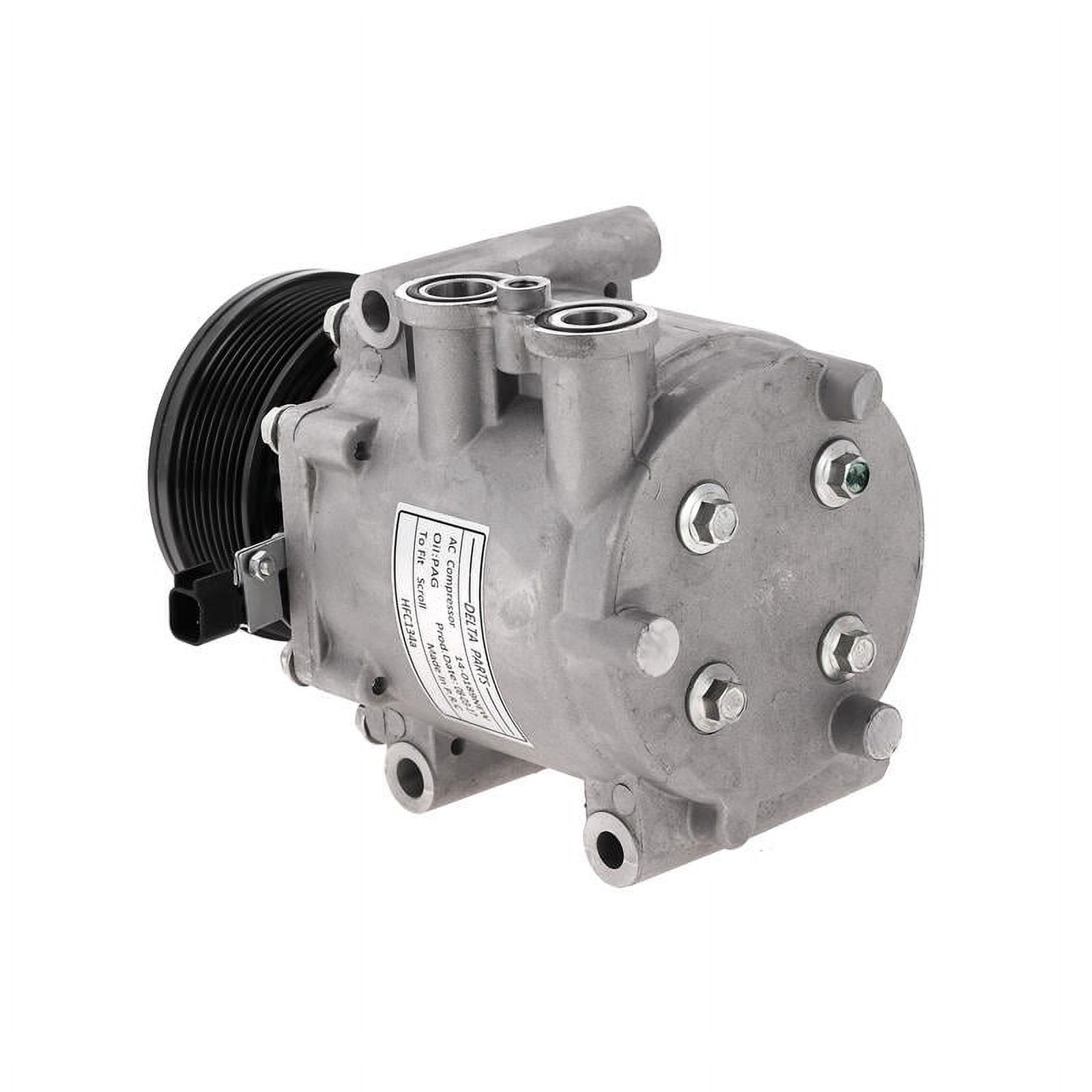 Transtar AC A/C Compressor New Aftermarket SCROLL with 6 Poly Clutch