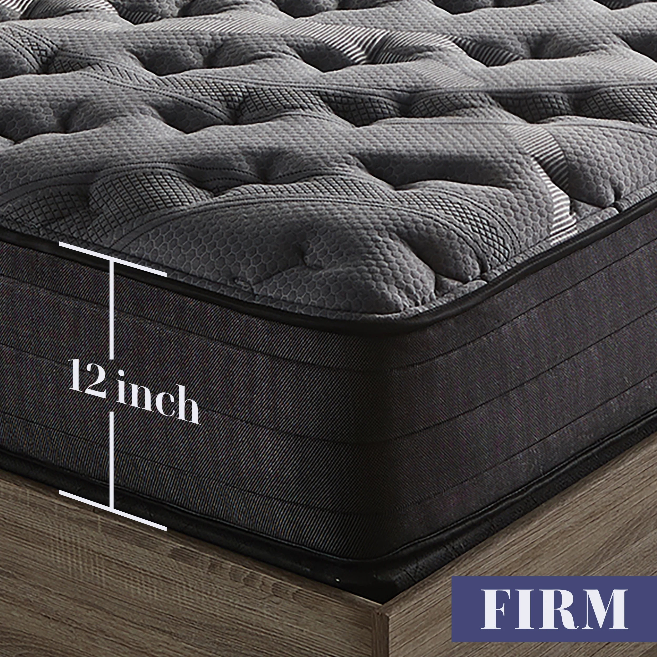 NightsBridge 12 inch Firm Hybrid Mattress, King