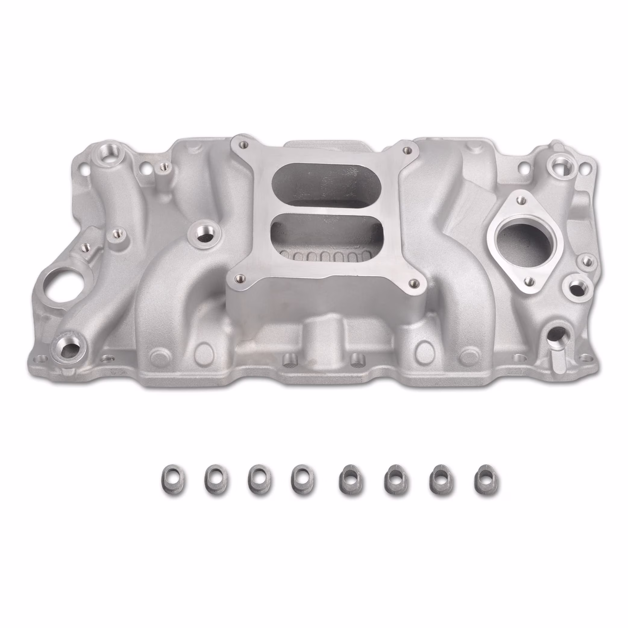 FGJQEFG Aluminum Intake Manifold for SBC Small Block Chevy 350 1955-1995