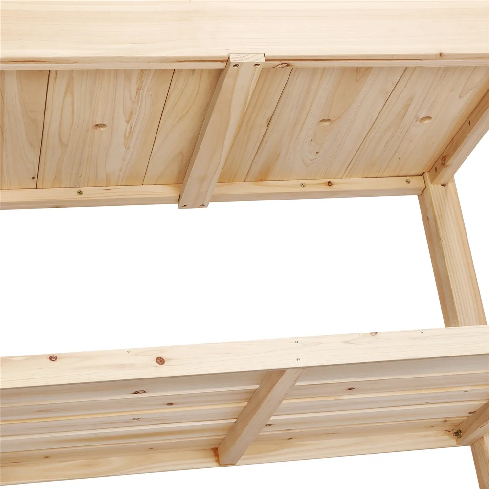 Yaheetech Wooden Raised Garden Bed Elevated Planter Box