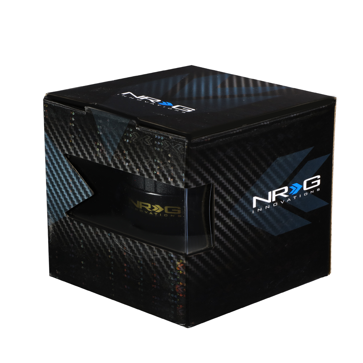 NRG Innovations NRG-SRK-210RD-CG NRG Innovations SRK-210RD-CG Steering Wheel Quick Release Adapter Gen 2.1 Red Body/Gold Pyramid Ring