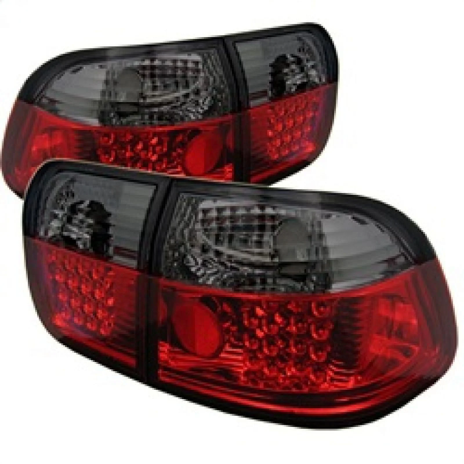 Spyder Honda Civic 96-98 4Dr LED Tail Lights - Red Smoke Fits select: 1997-1998 HONDA CIVIC LX, 1996 HONDA CIVIC DX