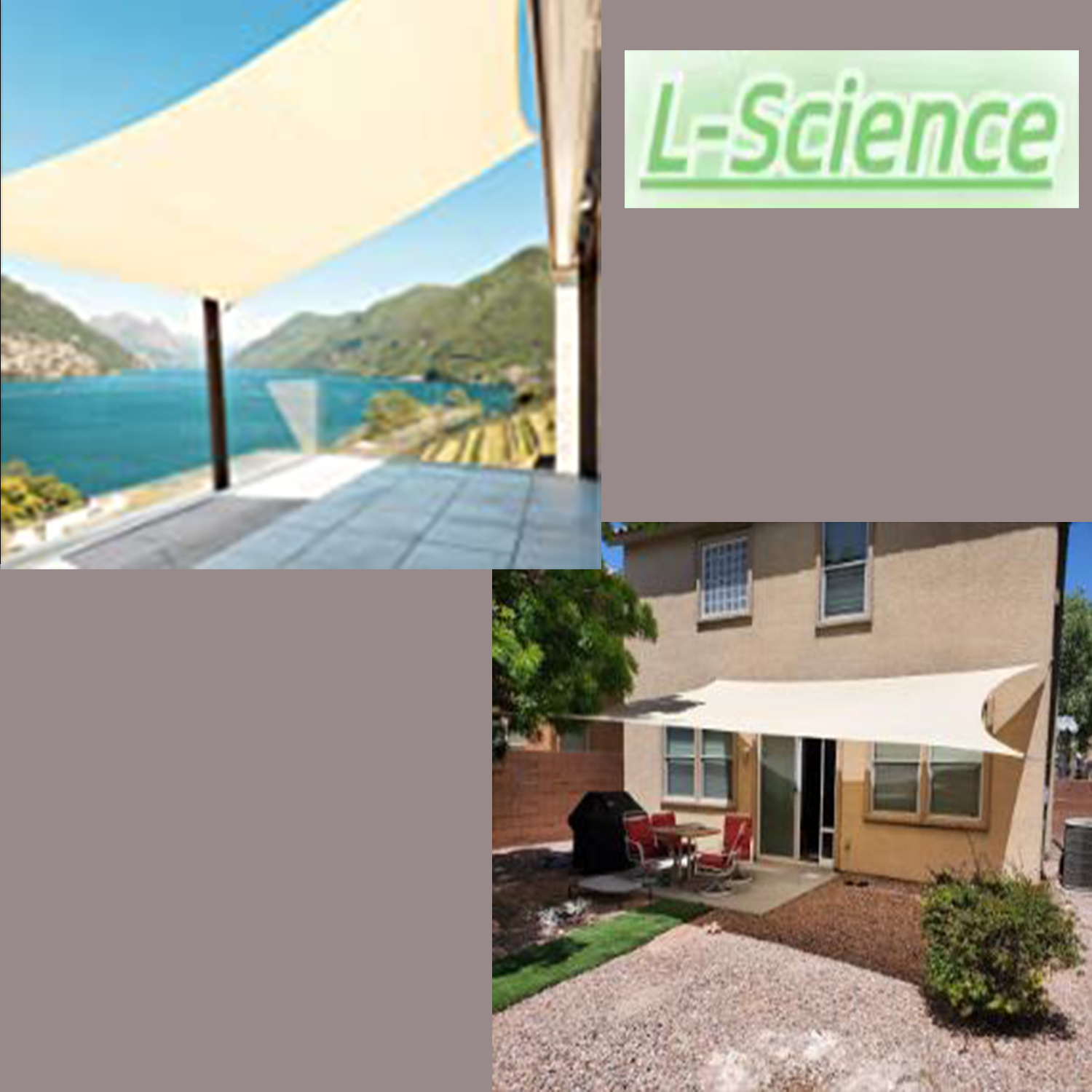 Sun Shade Sail Permeable Canopy Cover Commercial Standard 180 GSM HDPE