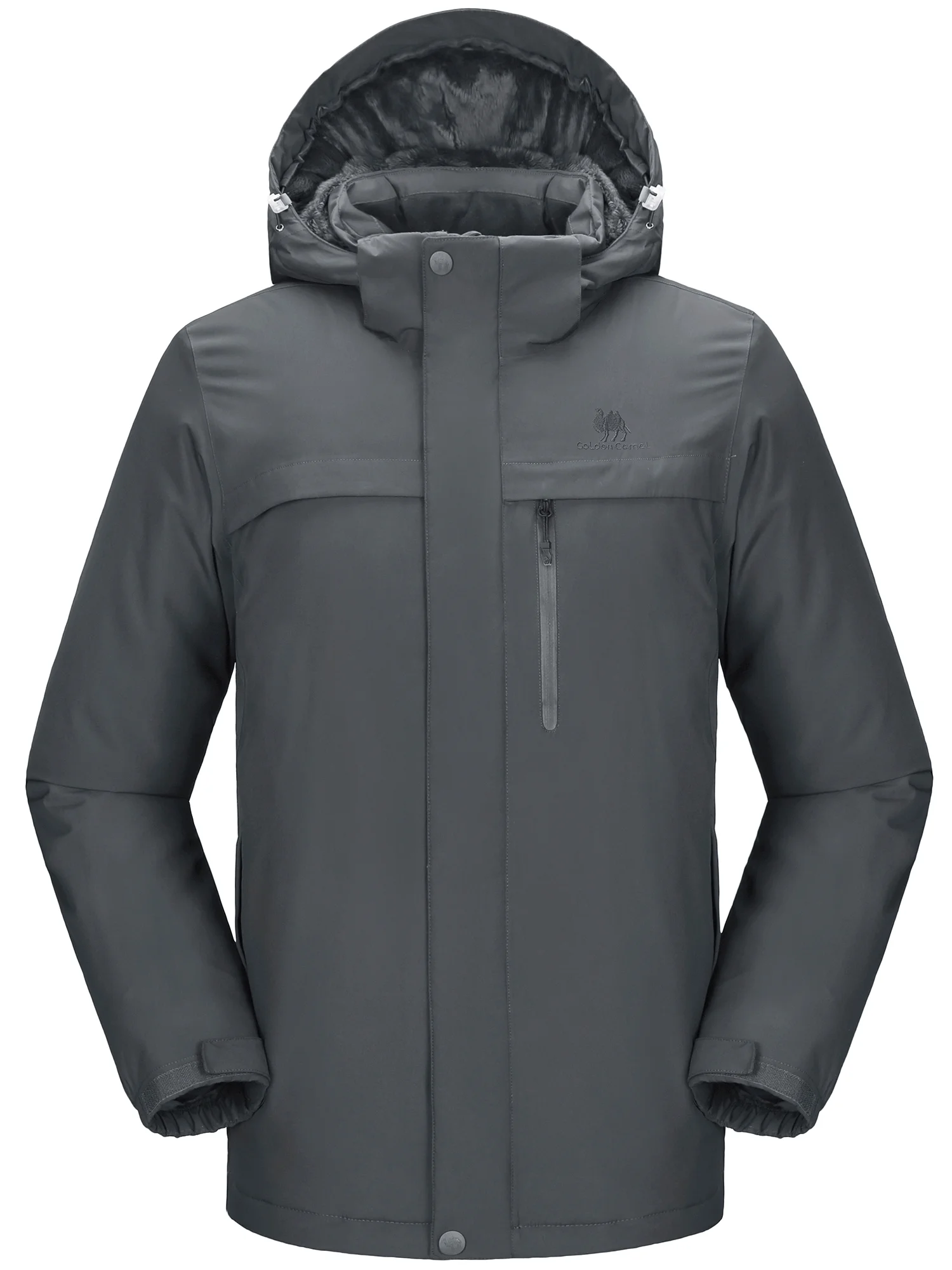 Golden Camel Men's Mountain Snow Waterproof Ski Jacket Windproof Fleece Winter Coat