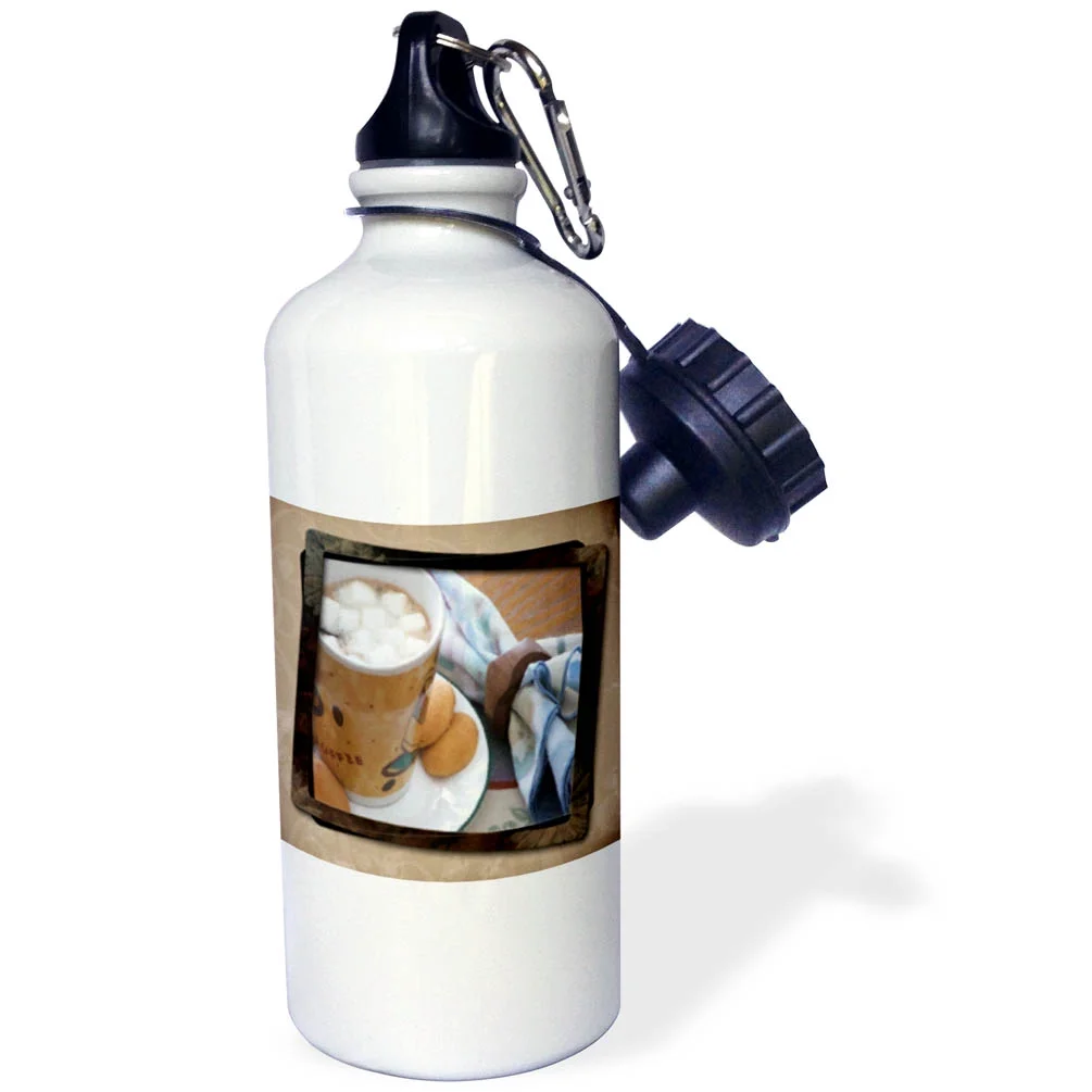 Hot Chocolate and Marshmallows 21 oz Sports Water Bottle wb-24148-1