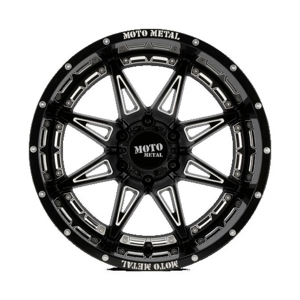 Moto Metal Cast Aluminum Rim MO993 20X12 6X5.5 G-BLK MILL -44MM, MO99321268344N