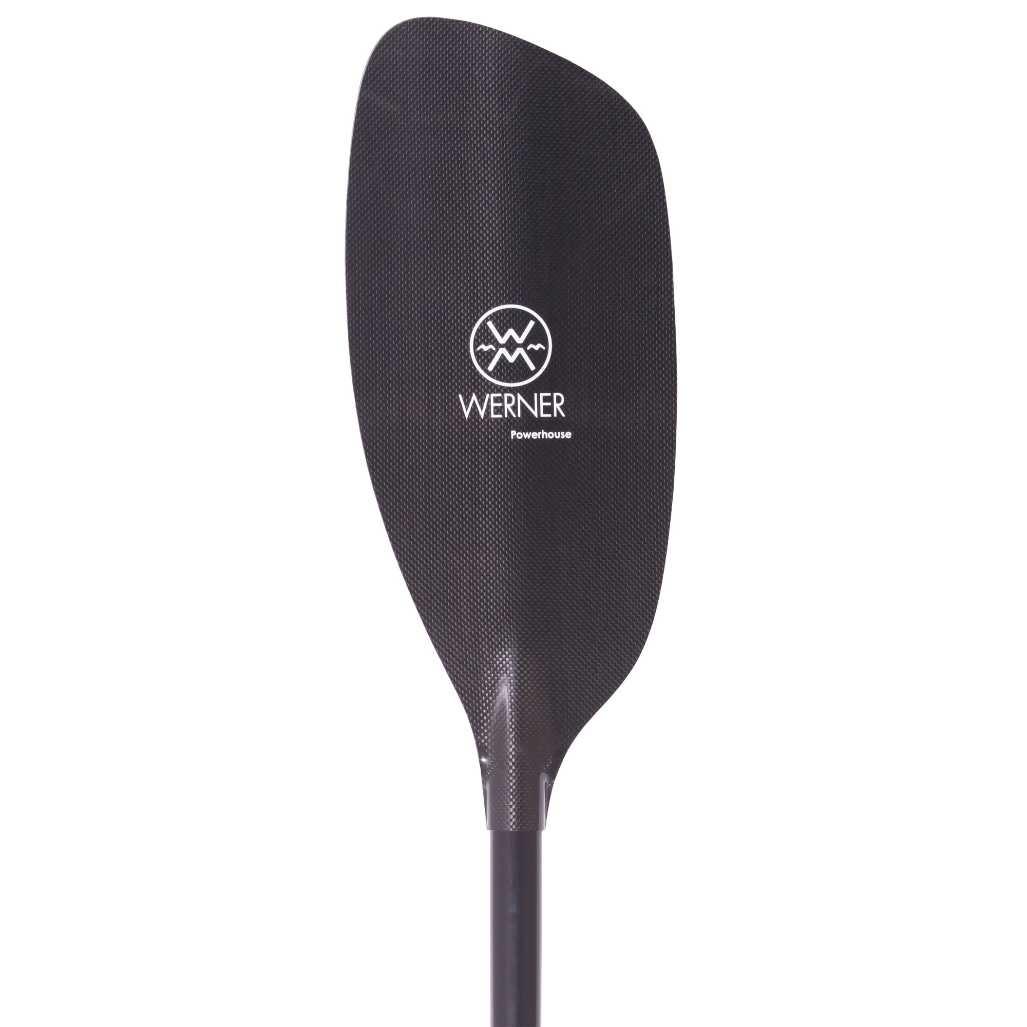 Werner Powerhouse Carbon 1 Piece Straight Shaft Whitewater paddle