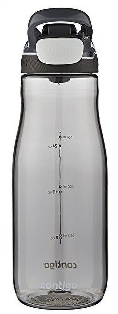 Cortland Autoseal Water Bottle, 32 Oz, Smoke, Plastic
