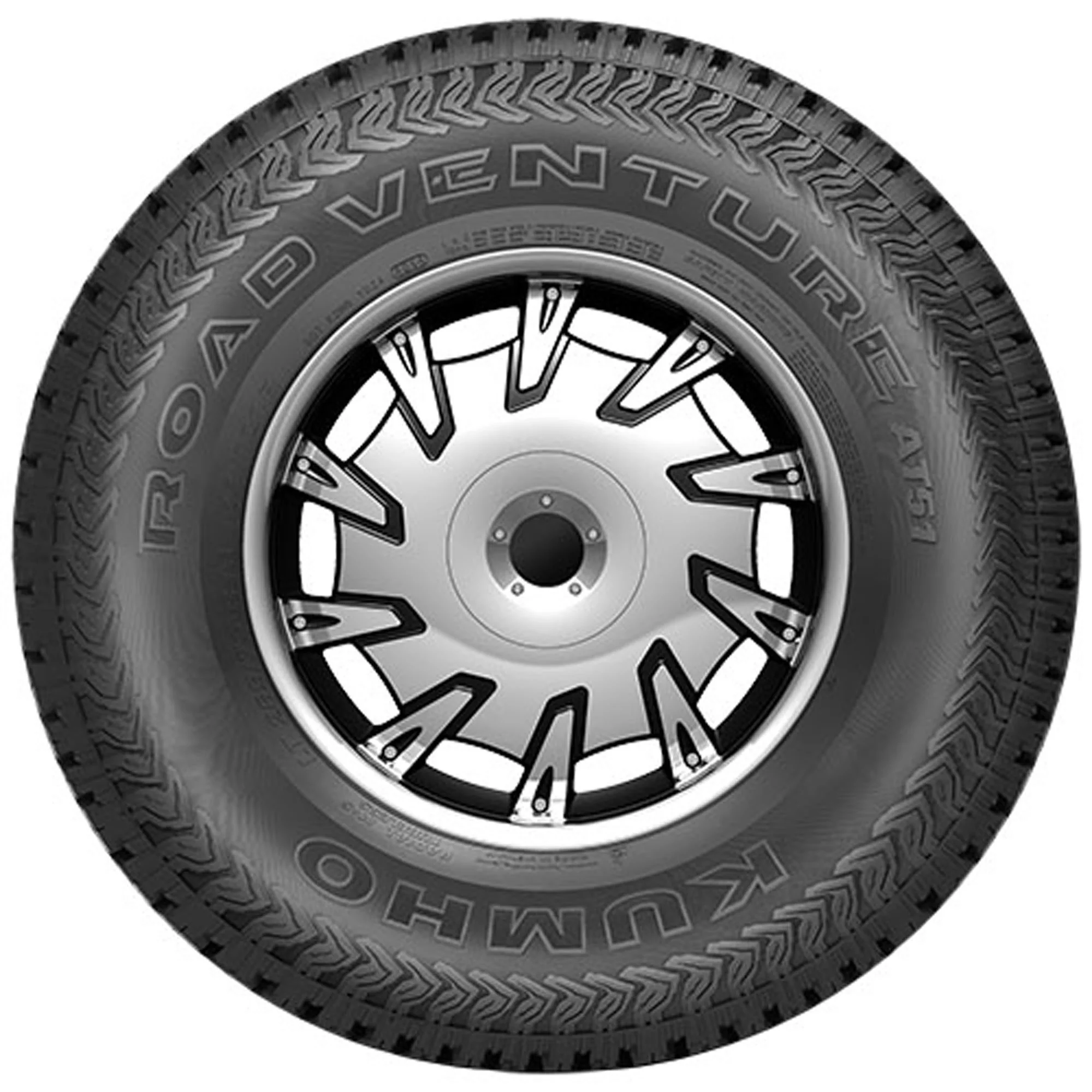 Set of 4 Kumho Road Venture AT51 LT235/85R16 120/116R E Tires