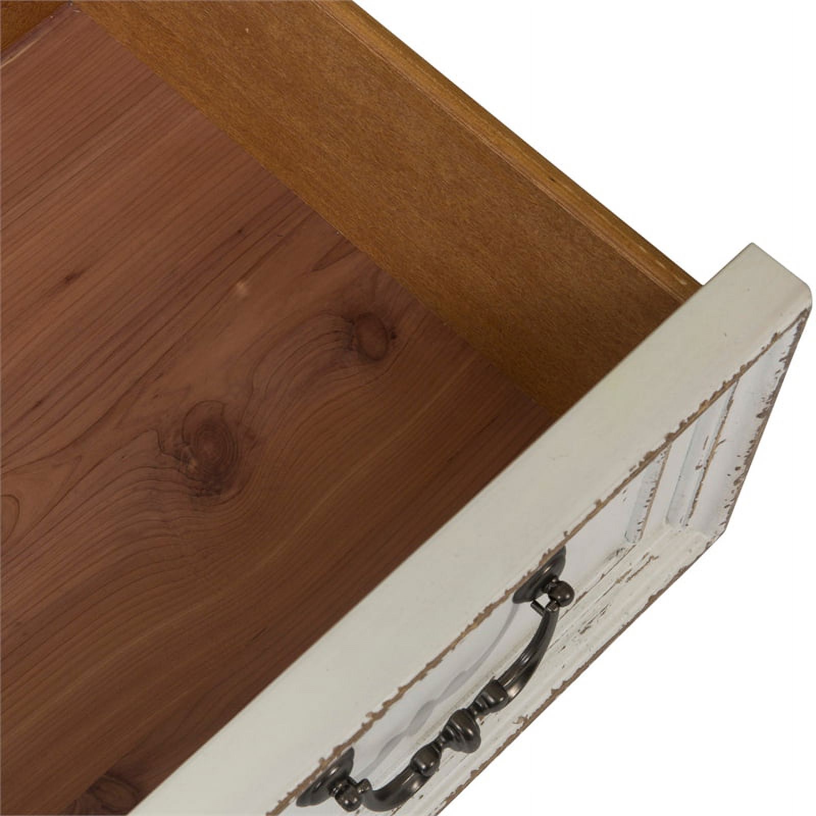 3 Piece Rustic Farmhouse Set Chest with Nightstand and Bench