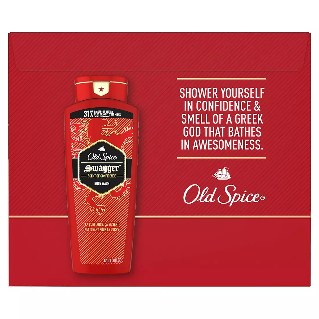 Old Spice Swagger Body Wash, 3 ct.