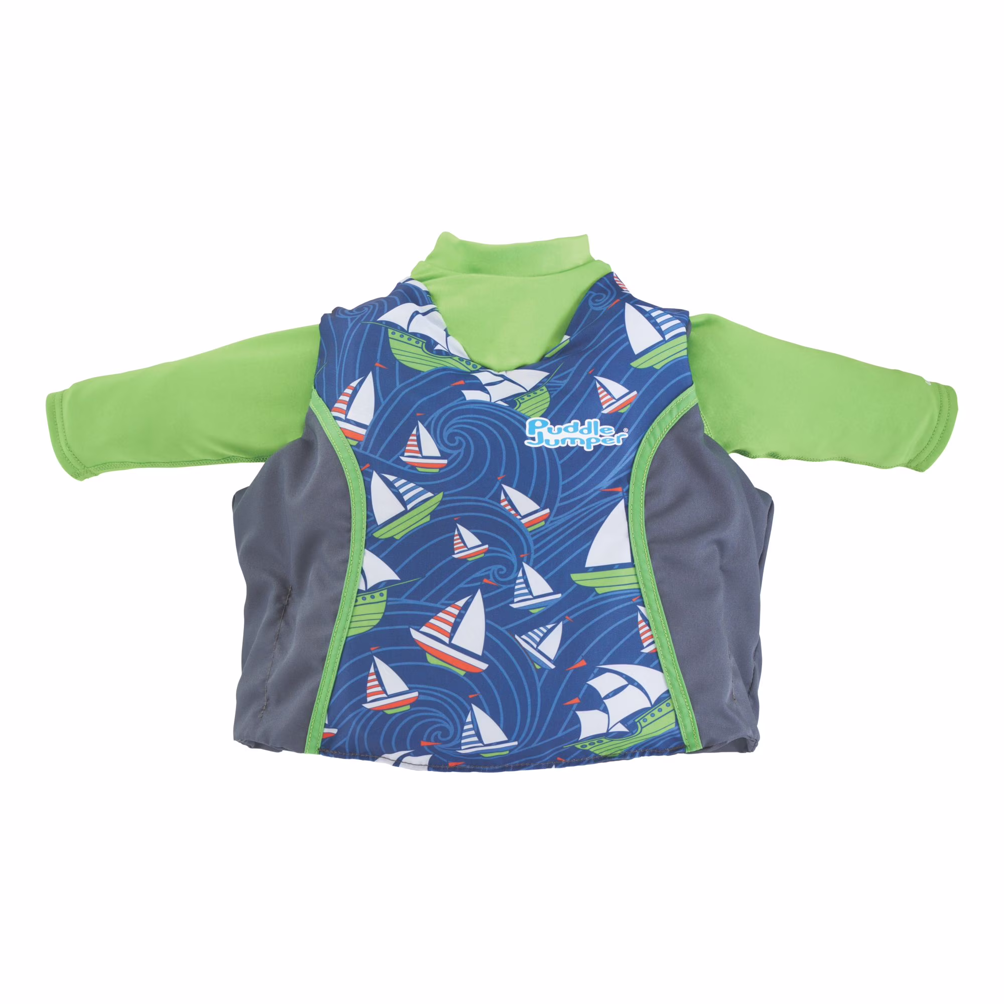 Puddle Jumper® Kids 2-in-1 Life Jacket and Rash Guard, Sailboats