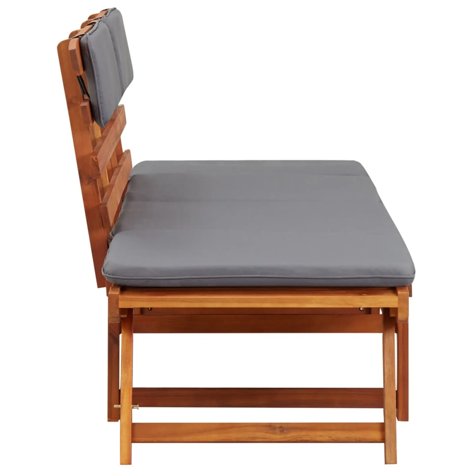 2-in-1 Garden Daybed with Cushion 74.8