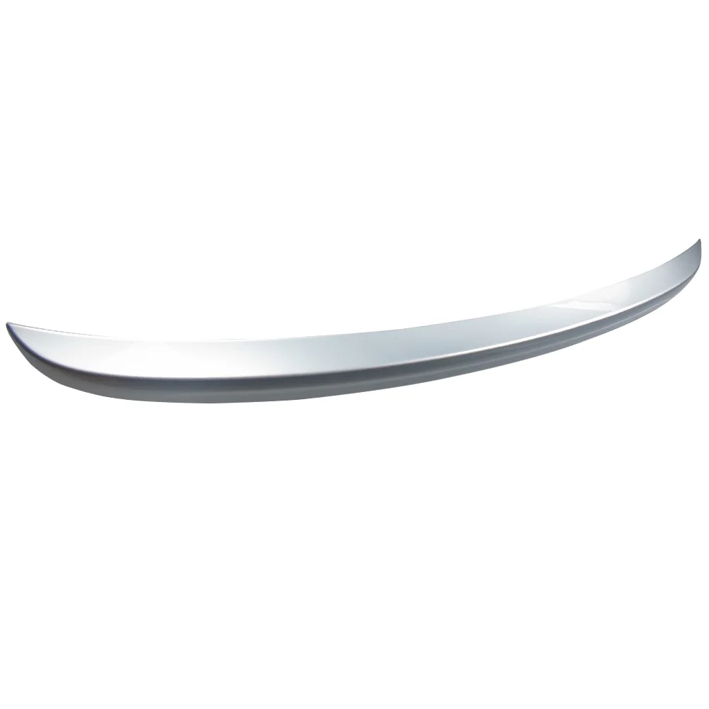 Ikon Motorsports Compatible with 04-10 BMW E60 Sedan M5 Painted Trunk Spoiler #354 Titanium Silver Metallic