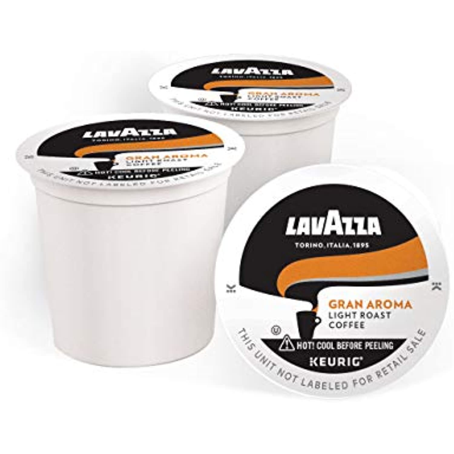 Lavazza Single-Serve Coffee K-Cups for Keurig Brewer, Gran Aroma, 32 Pods (Pack of 4) Balanced light roast with floral aroma and notes of citrus, 100% Arabica Gran Aroma 32 Count (Pack of 4)