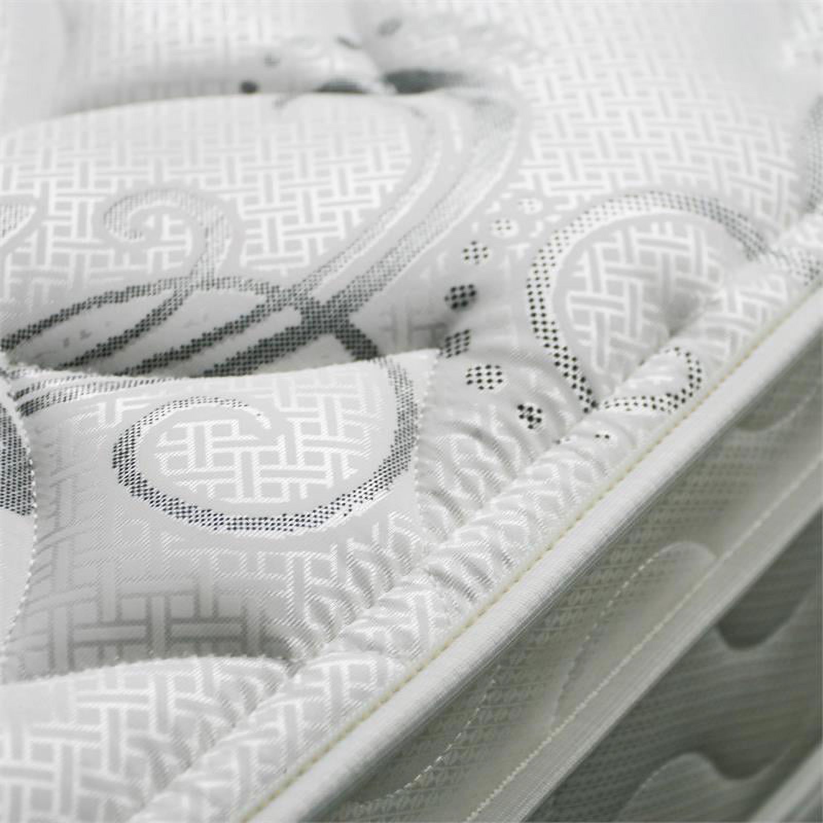 Furniture of America Kya Fabric 9-Inch Full Euro Top Mattress in White