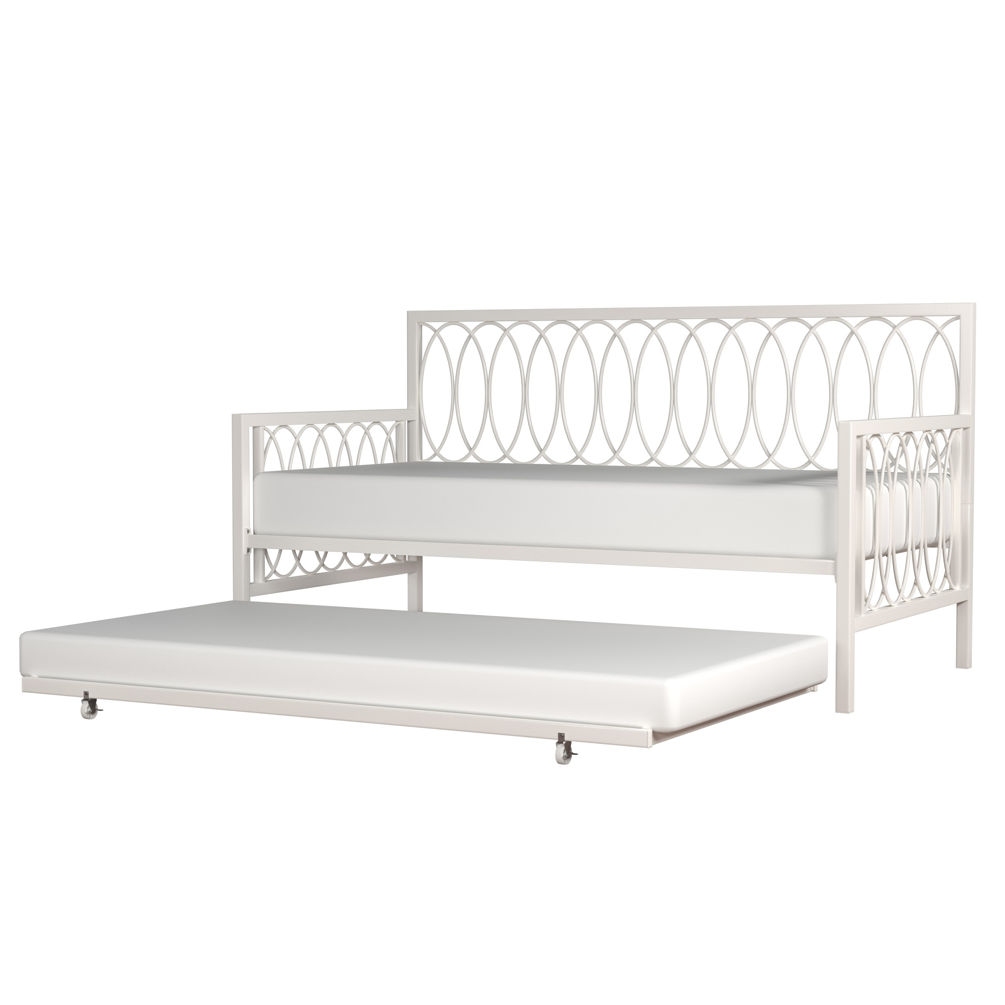 Hillsdale Furniture Naomi Twin Daybed with Trundle, White
