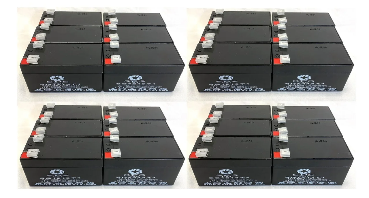 SPS Brand 12V 1.3Ah Replacement Battery (SG1213T1) for Douglas DG12-1.2 (32 Pack)