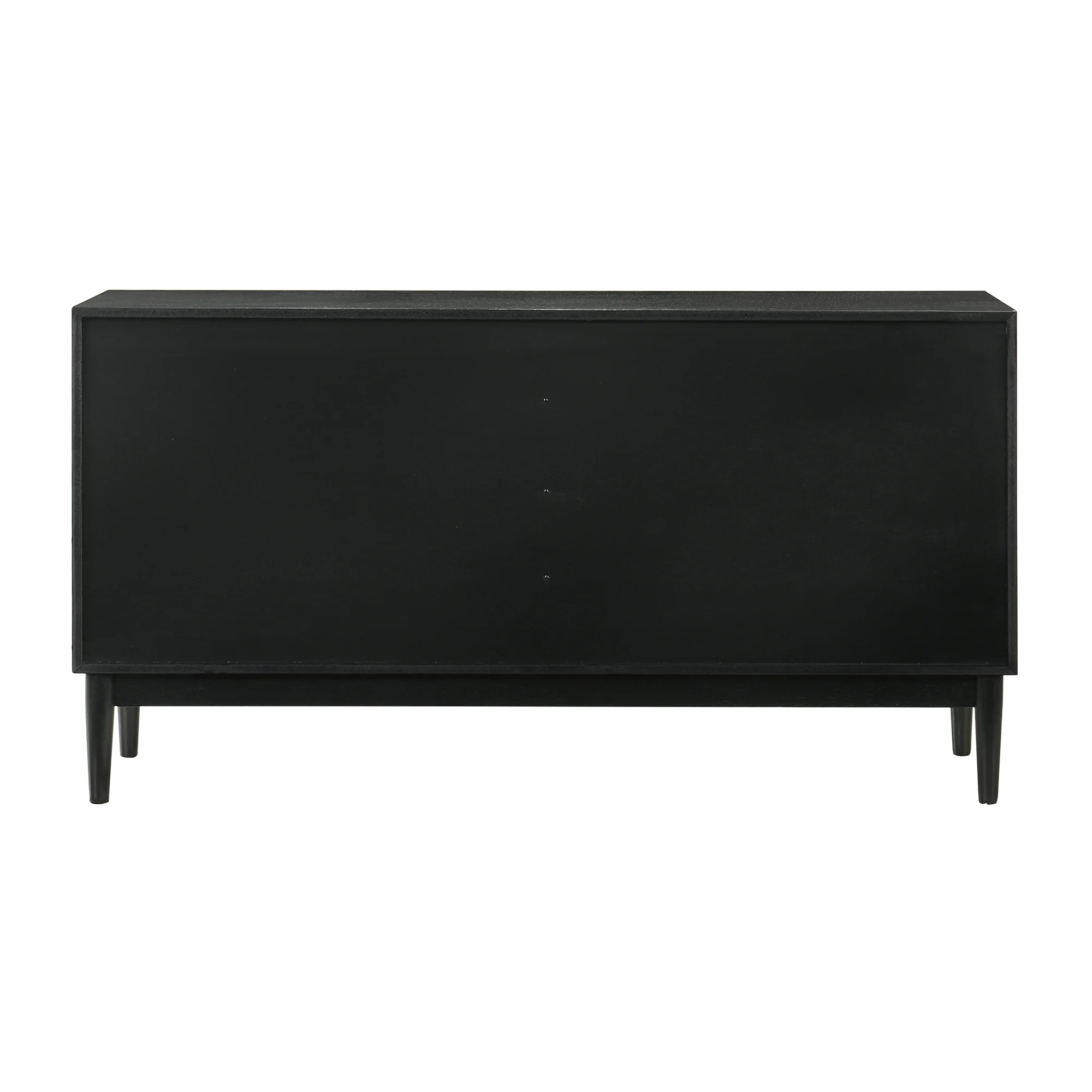 Artemio 6 Drawer Wood Dresser in Black Finish