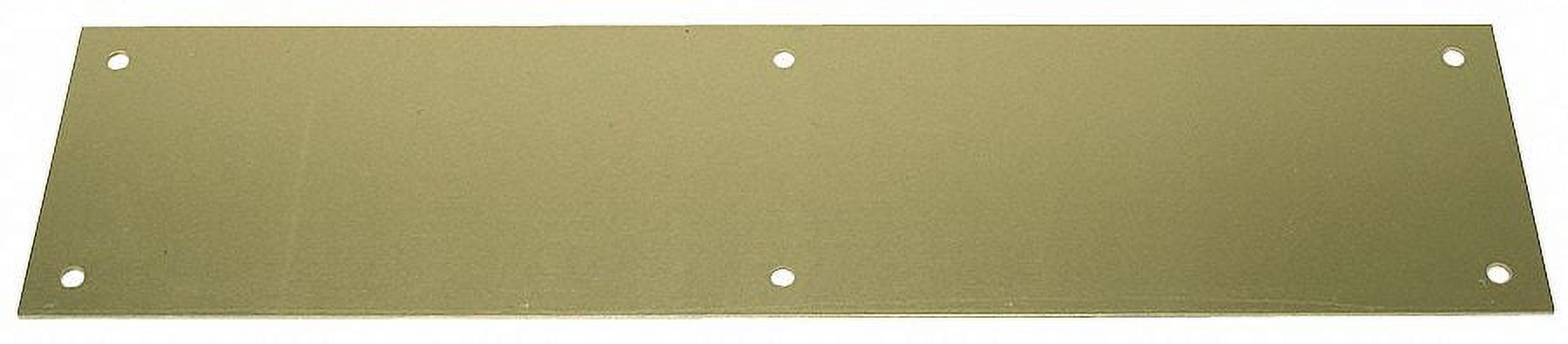 Rockwood Push Plates,BrassGrip,,4 x20 In  70G.3