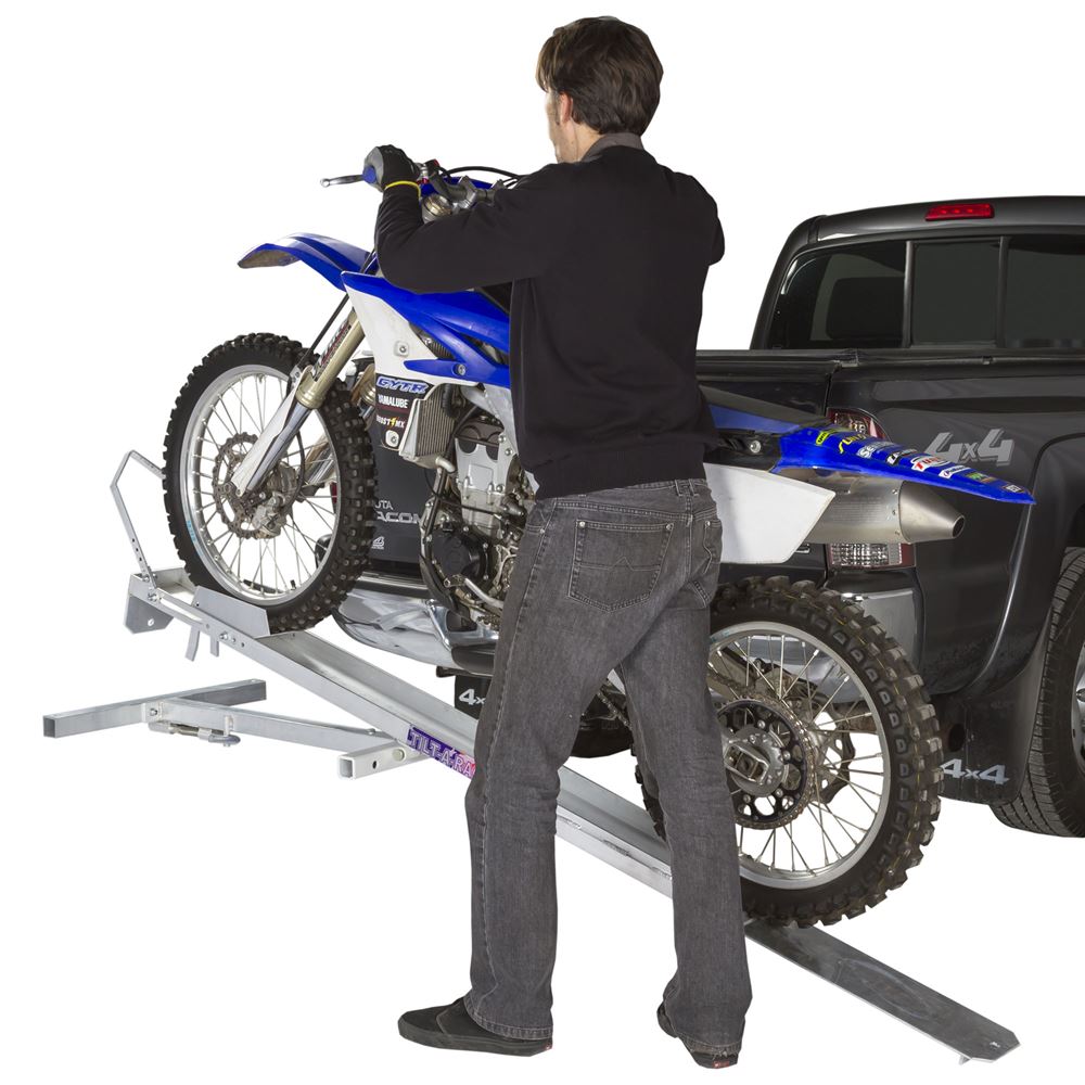84in Tilt-A-Rack Aluminum Hitch Mounted Carrier by Black Widow