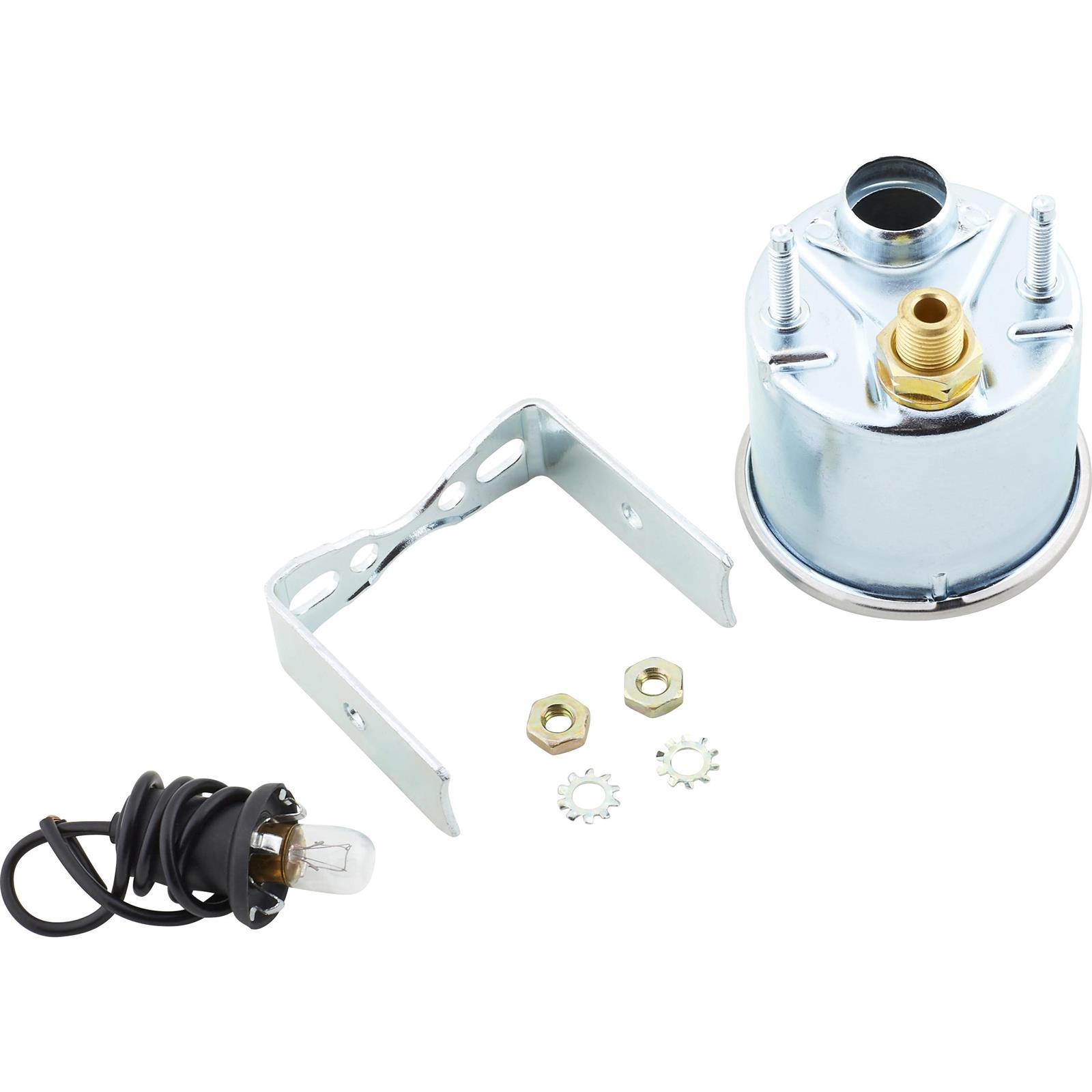 Stewart Warner 82320 2-1/16 Inch Deluxe Mechanical Fuel Pressure Gauge