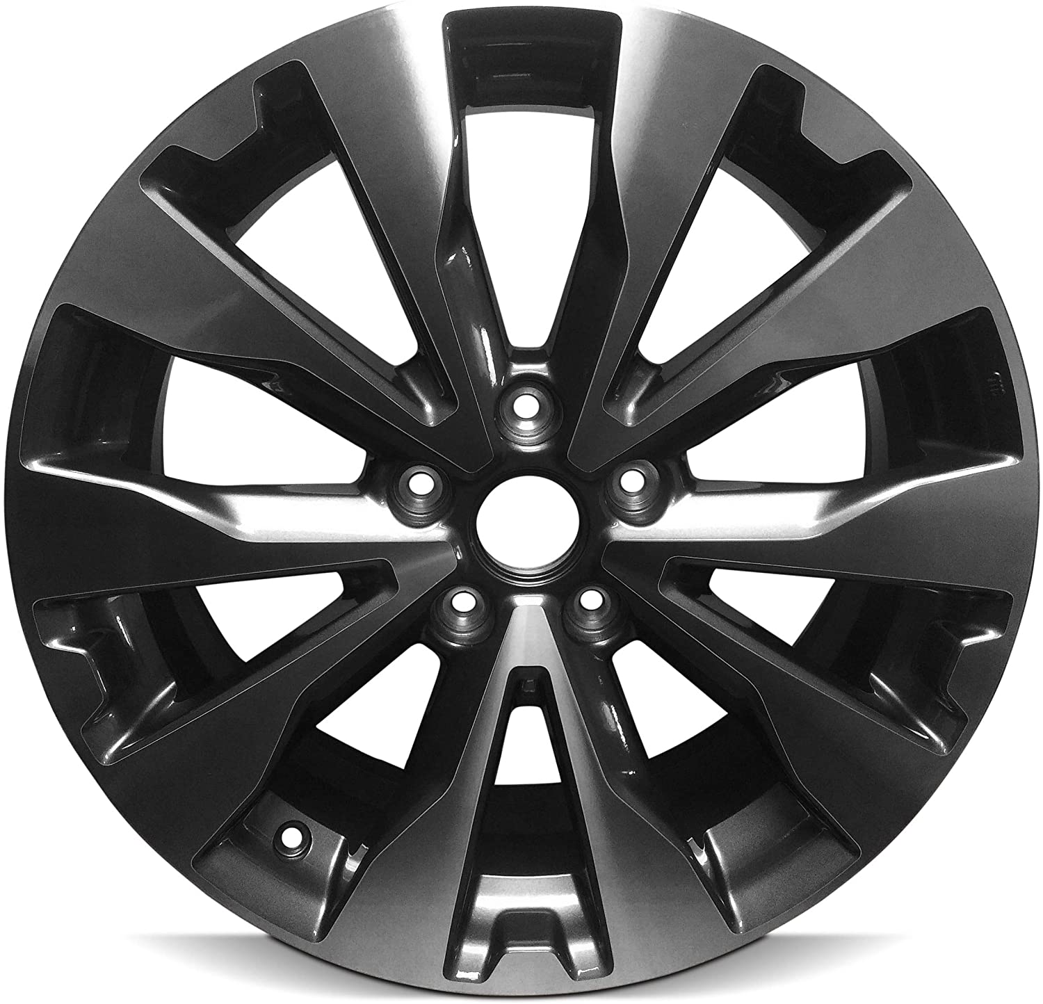 Wheel For 2015-2019 Subaru Legacy 18 inch 5 Lug Black Machine Aluminum Rim Fits R18 Tire