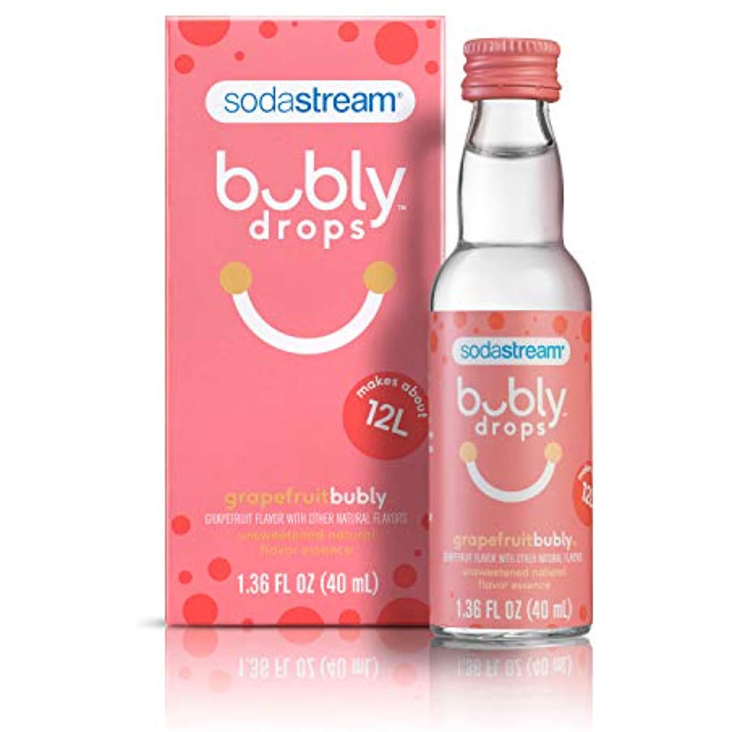 Sodastream Bubly Drops, Grapefruit , 1.36Oz (Pack Of 3)