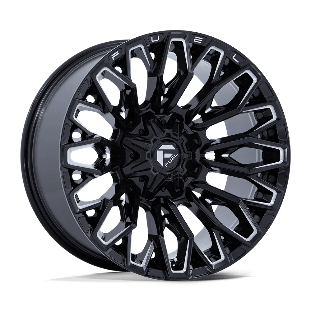 22x12 Fuel Off-Road FC865 Strike Gloss Black Milled Wheel Blank (-44mm)