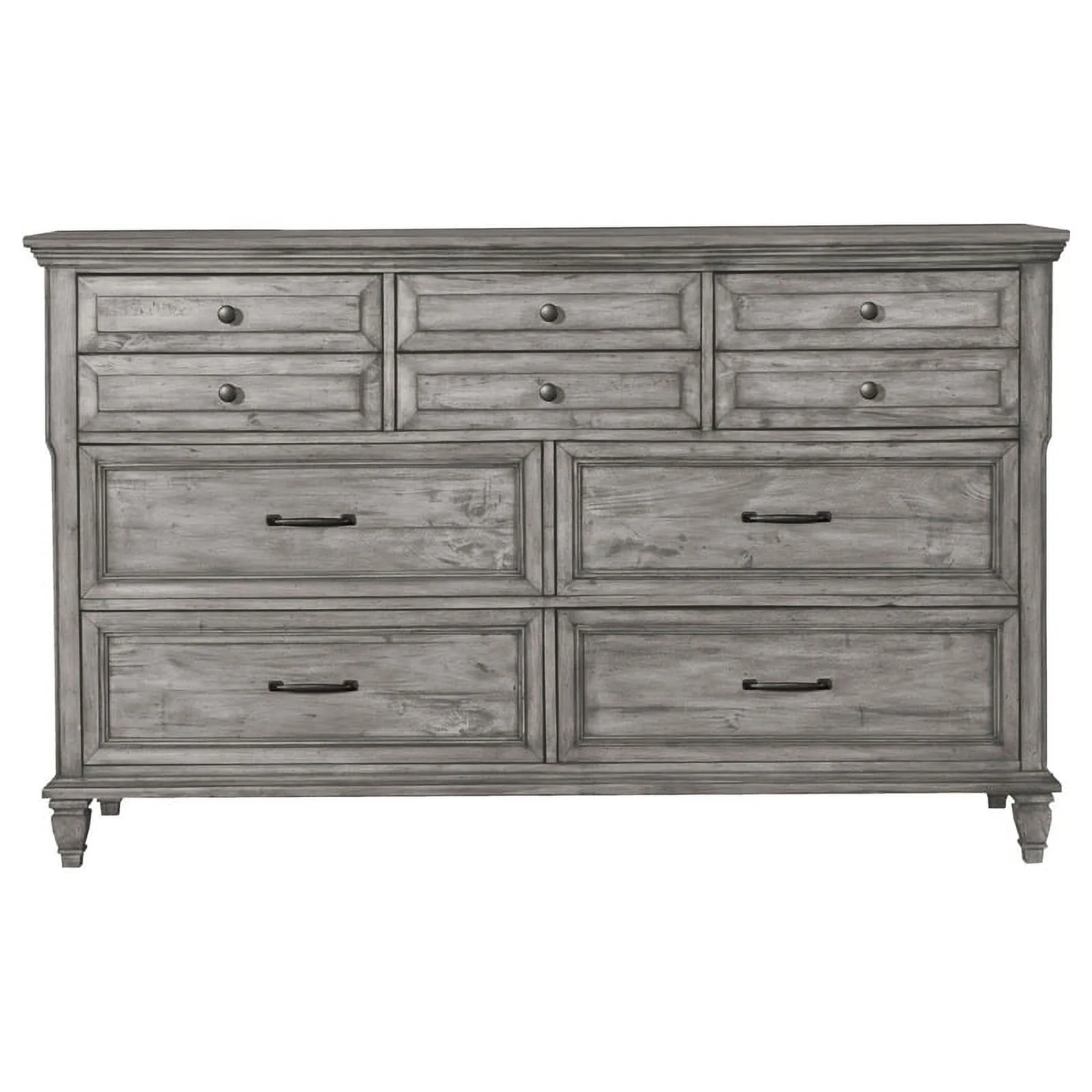 Pemberly Row 4-piece Traditional Wood California King Panel Bedroom Set Gray