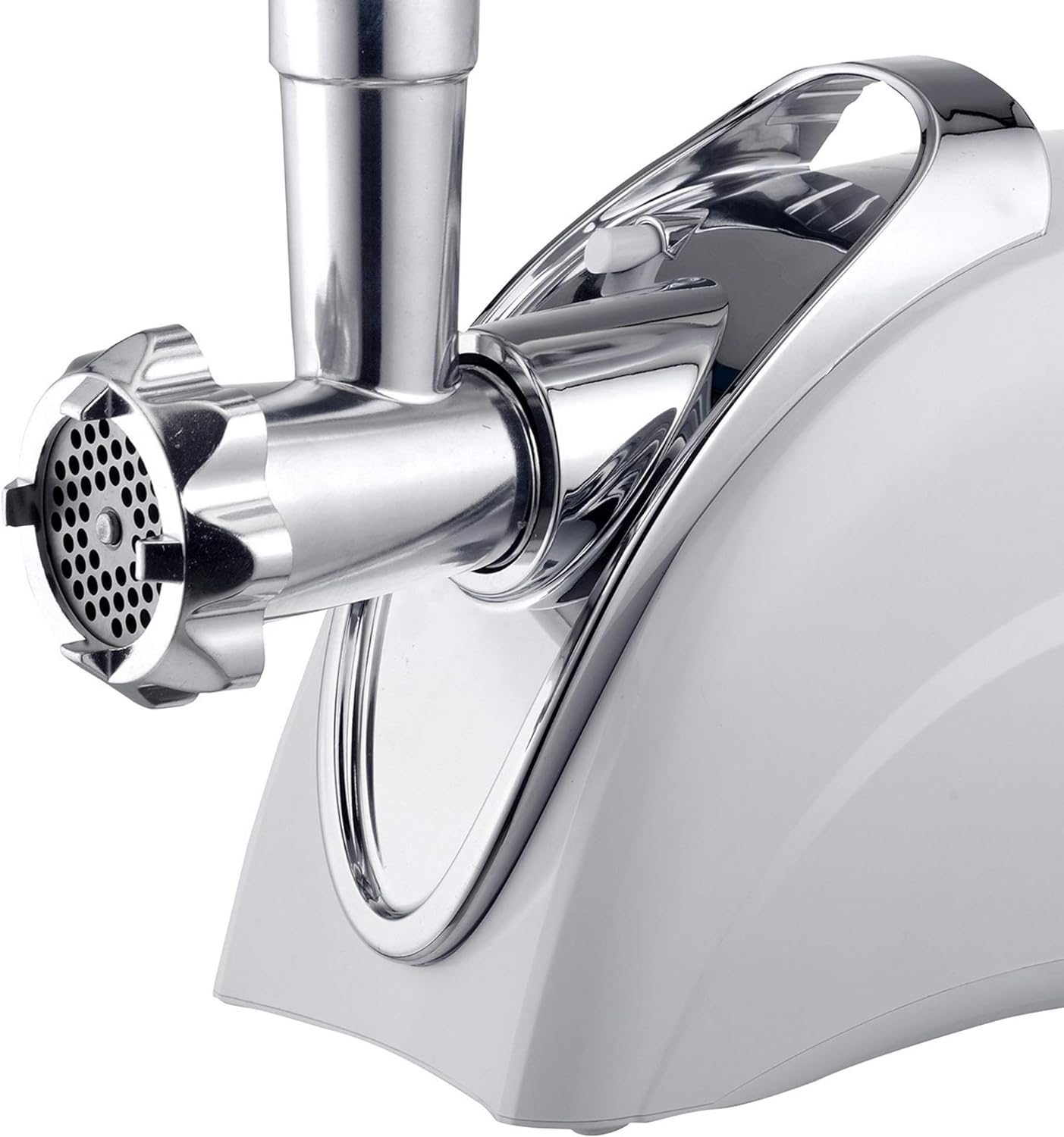 Electric Meat Grinder, Sausage Stuffer, White