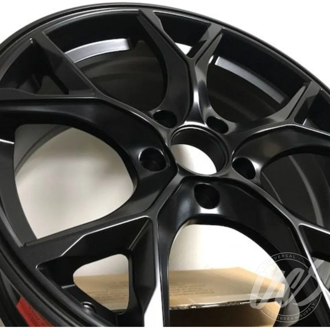 NEW 17 inch x 7.5 Alloy Wheels Rims Compatible with Honda Civic 5 lug Satin Black +42 offset Set of 4