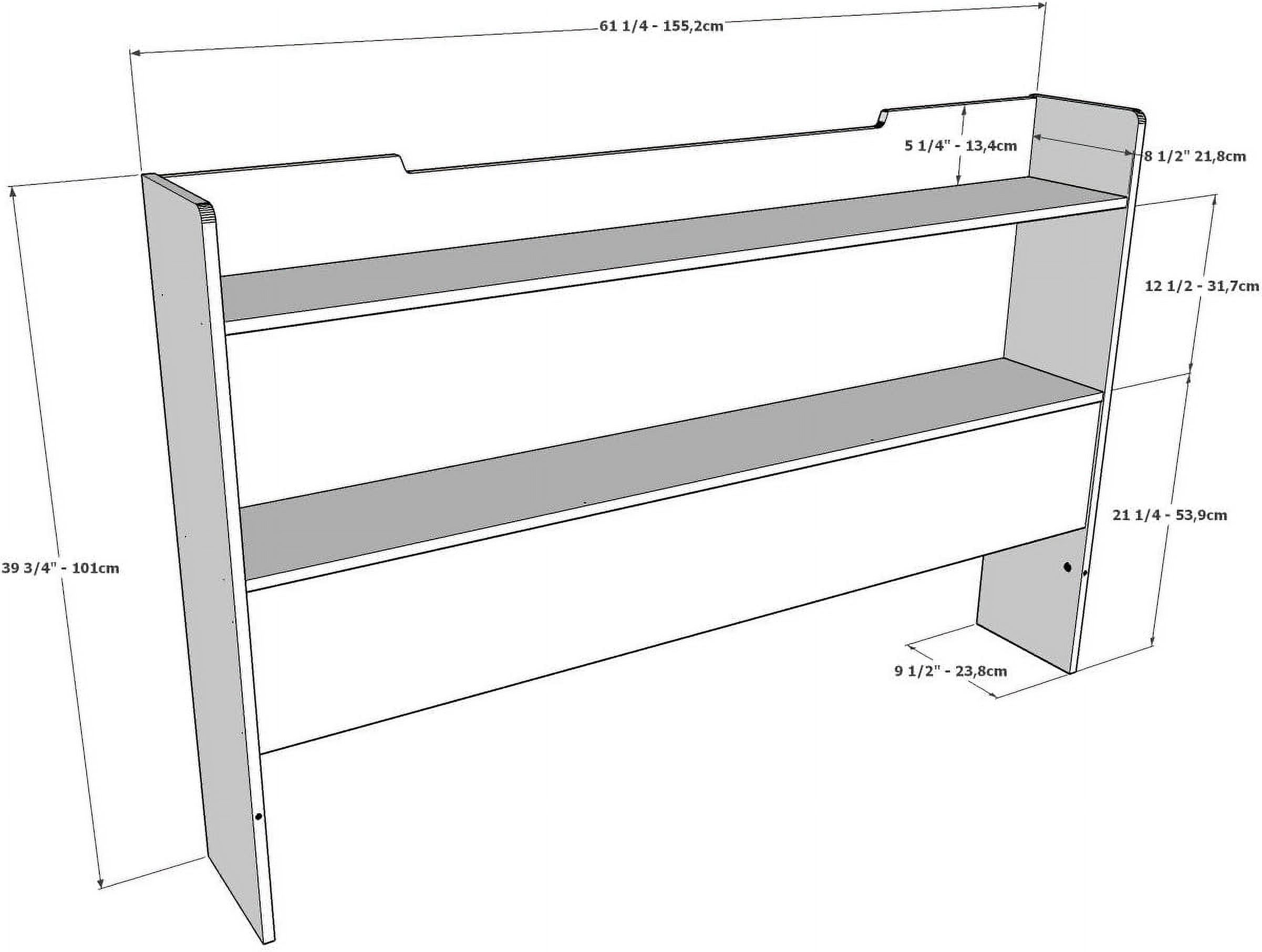 346303 Bookcase Headboard