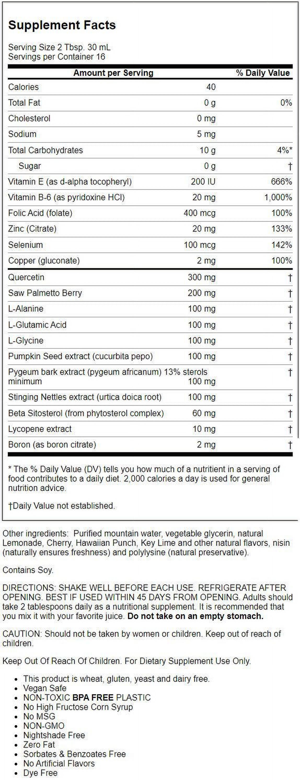 Buried Treasure Liquid Advantage Men's Prostate Complete 17 fl oz Liq