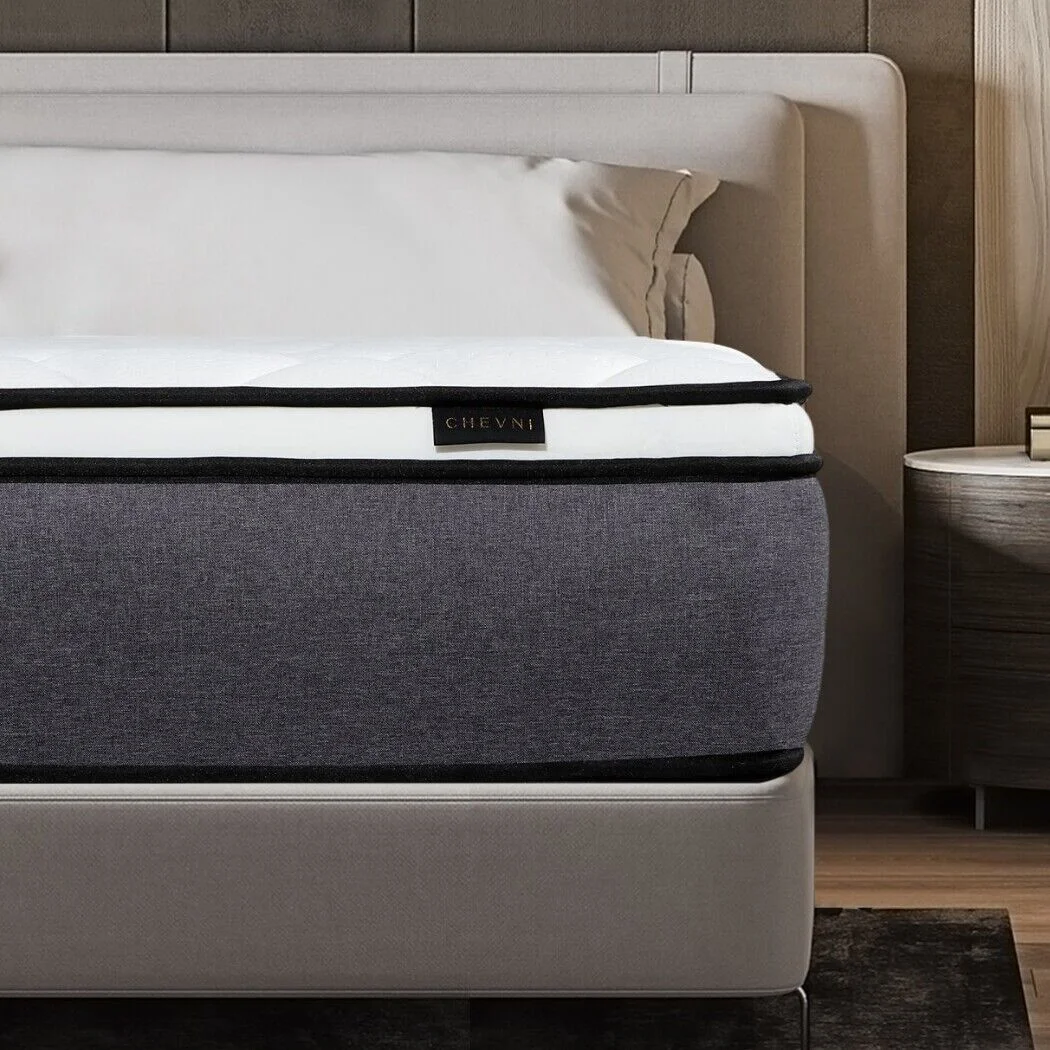 CHEVNI 14 inch Full Mattress,Hybrid Mattress in a Box,Medium Firm