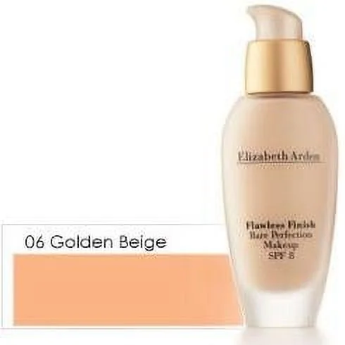 Elizabeth Arden Flawless Finish Bare Perfection Makeup Sunscreen SPF 8 (Beige 40) 1 Oz / 30 mL