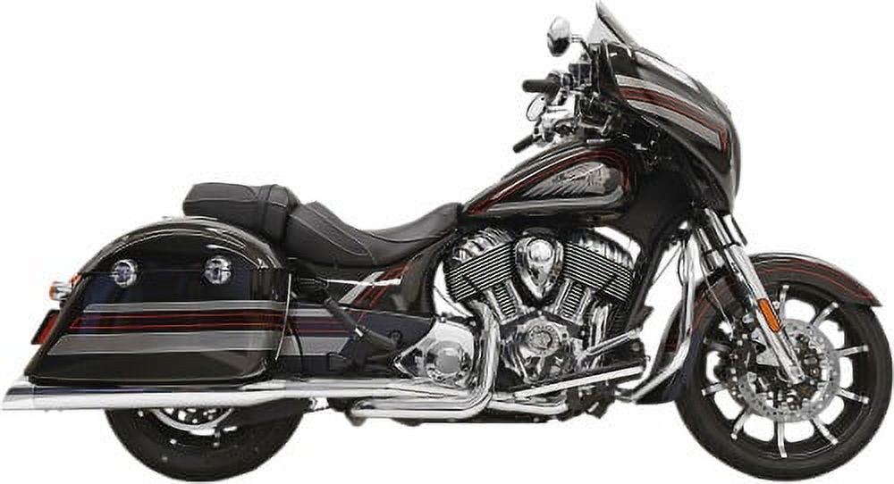 Bassani Manufacturing True Dual Performance Exhaust, Chrome w/ Polished End Caps