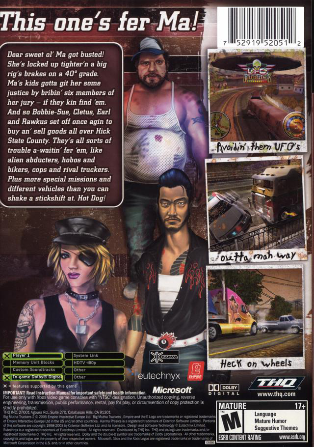 Big Mutha Truckers 2 - Xbox