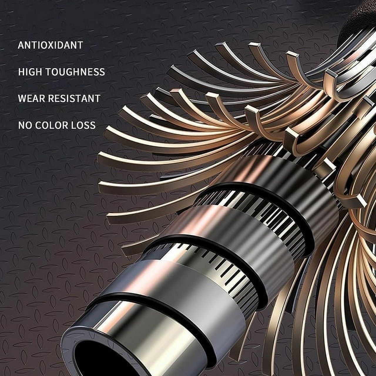 PANGJIGUIBA 2024New Enhanced Automatic Retractable Hiking Stick Auto Pop-up Enhanced Retractable Multi-Tool Walking Hiking Stick 3 Sections Trekking Poles with Sleeves and Tail Ropes Non-Sl