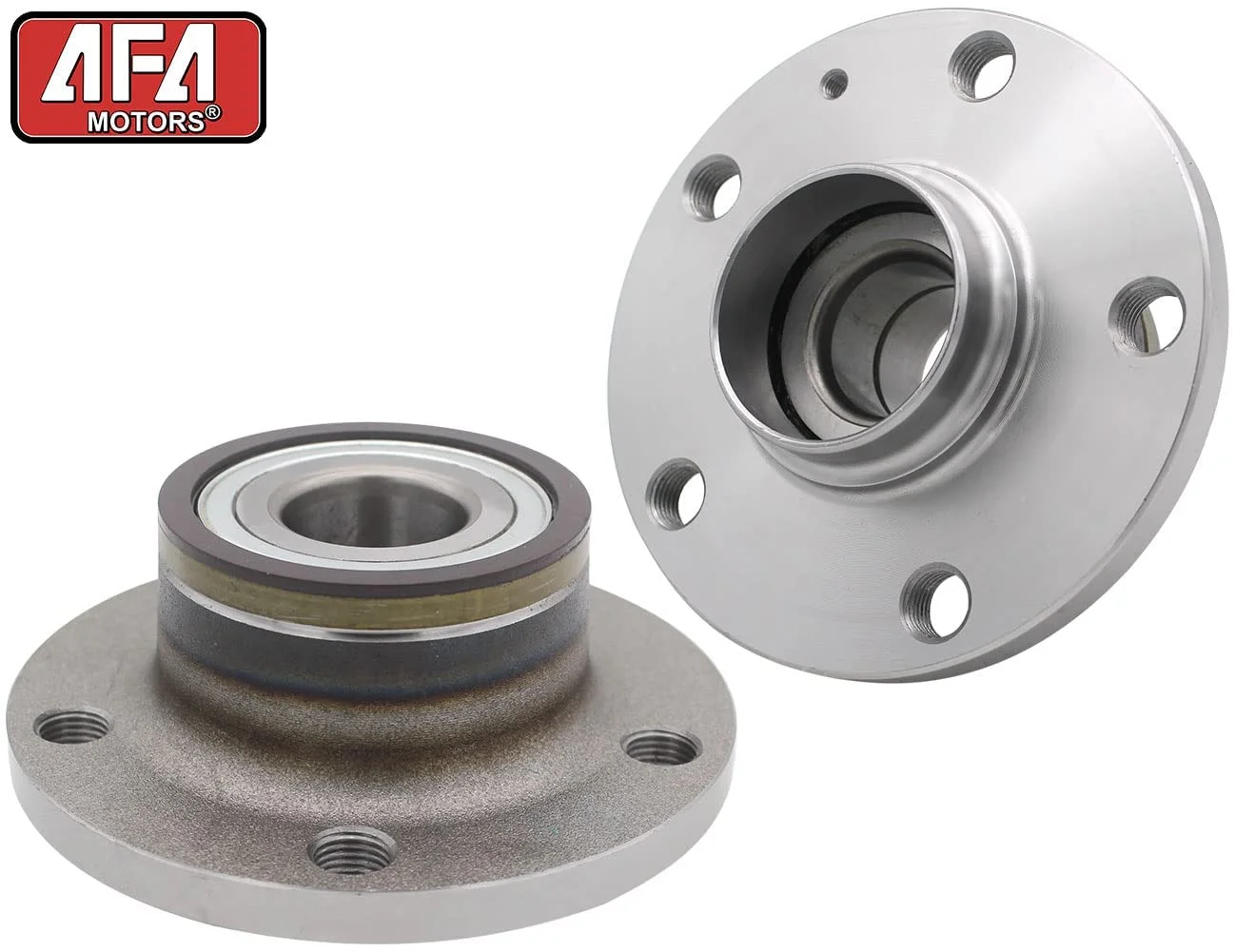 2 x Afa Motors 512319 Rear Wheel Bearing Hub Assembly Fits Audi Q3 TT, Volkswagen Arteon Beetle CC Eos Golf Golf City GTI Jetta Passat Passat CC Tiguan Low-Runout OE Replacement Wheel Bearing